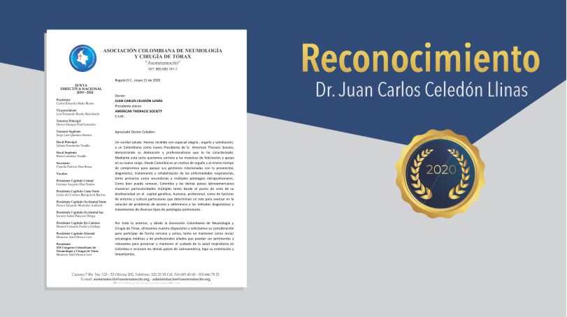 Reconocimiento: Dr. JUAN CARLOS CELEDÓN LLINÁS