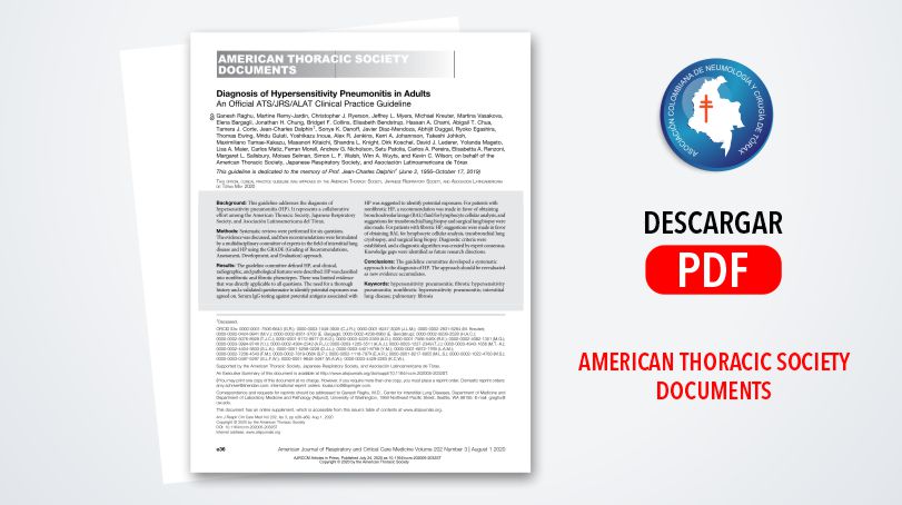 🟢#COMUNICADO – AMERICAN THORACIC SOCIETY DOCUMENTS