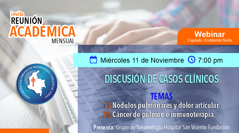 🔴#WEBINAR: REUNIÓN ACADÉMA “CASOS CLINICOS”