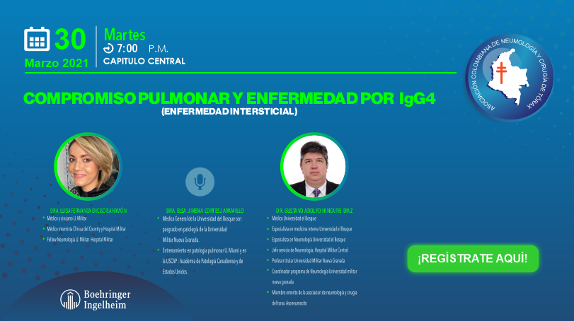 🔴#WEBINAR: “COMPROMISO PULMONAR Y ENFERMEDAD POR IgGA”