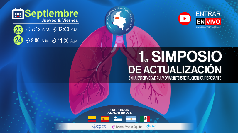 ｜ＳＩＭＰＯＳＩＯ ｜ 🚀 DE ACTUALIZACIÓN EN LA ENFERMEDAD PULMONAR INTERSTICIAL CRÓNICA FIBROSANTE