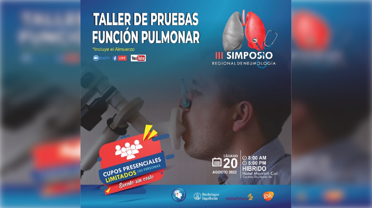 #Evento #Neumología #III Simposio Regional de Neumología: Taller de Pruebas Función Pulmonar