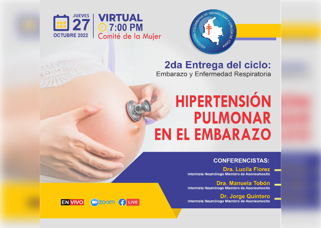 #Webinar #Neumología 2da Entrega del Ciclo: Embarazo y Enfermedad Respiratoria – Hipertensión Pulmonar en el Embarazo